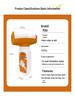 Orange Wall Large Roller White Water-Based Latex Paint - Low-Odor Interior Repair Paint