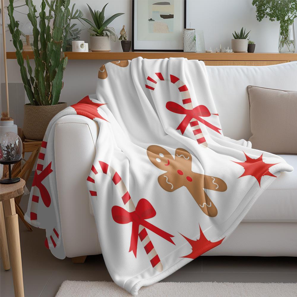Cozy Throw Blanket Soft Warm Flannel Fleece Sherpa Luxury Home Decor Gift Idea for Couch Bed Travel Holiday Season