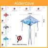 1.2 Meter Long Tail Kite For Children Cartoon Double Tail Kite
