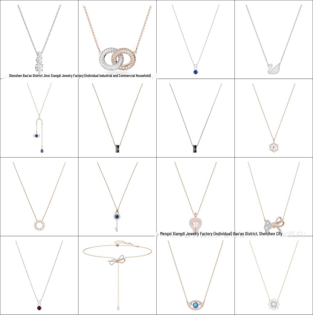 Idyllia Flower Dopamine Jewelry Set: Necklace, Bracelet, Earrings, Ring with Austria Crystals
