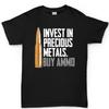 Bullet Unisex Cotton TShirt Athleisure Grunge Black Fitness Muscle