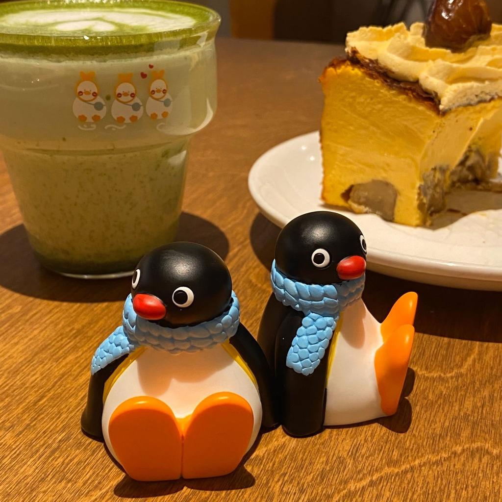 Süße Pingus Pinguin Familie Puppe Ornamente Auto Dekoration Figur Sammlerstück Modell Statue Junge Mädchen Spielzeug Geschenk Mit Nahtlosem Einkleben