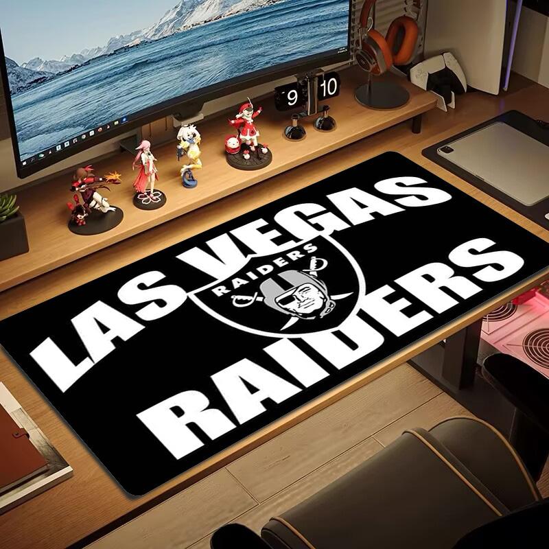 Las Vegas Raiders Logo Color Mouse Pad Large Gaming Table Cushion Non-slip Laptop Tablet Big Mousepad XXL Mat Mini PC Playmat With Lock edge