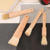 Dww-4pcs/Set Kitchen Oil Brushes Basting Brushes with Wooden Handle Grill Pastry Brush Baking Tools for Butter Honey Sauce for Kitchen Bakeware