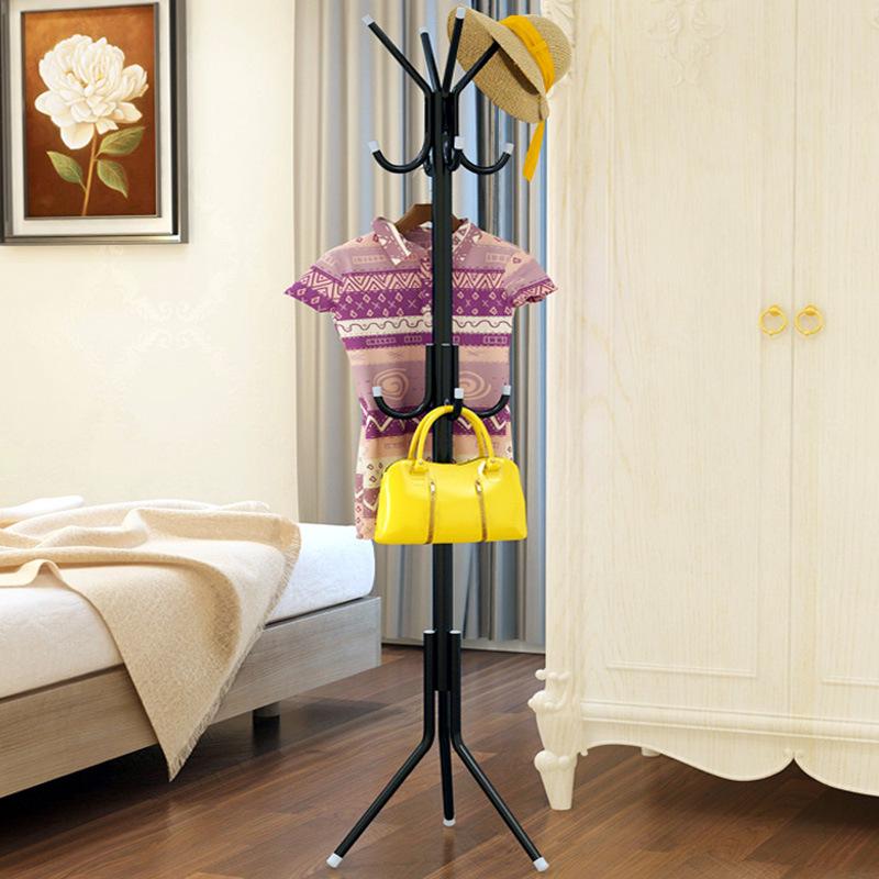 Iron Art Bedroom Coat Rack - Minimalist Standing Clothes Rack for Modern Style