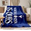 Tottenham Hotspur Weich und bequem Flanell Geeignet für Sofas Wohnzimmer Outdoor-Camping Reisen und auch ein tolles Jubiläumsgeschenk