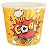 Popcorn Container Snacks Chips Box Bowl Plastic Bucket 2.3L