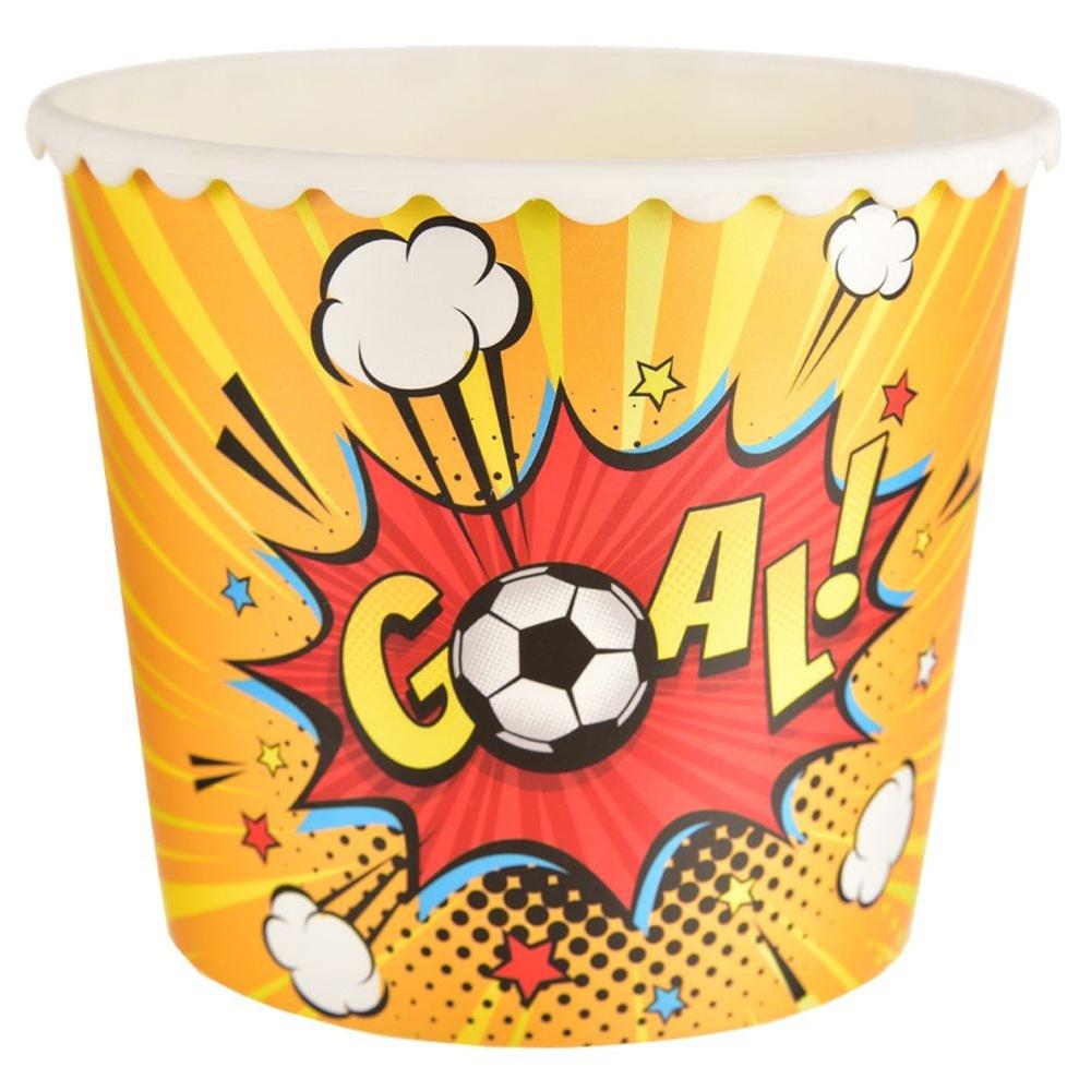 Popcorn Container Snacks Chips Box Bowl Plastic Bucket 2.3L