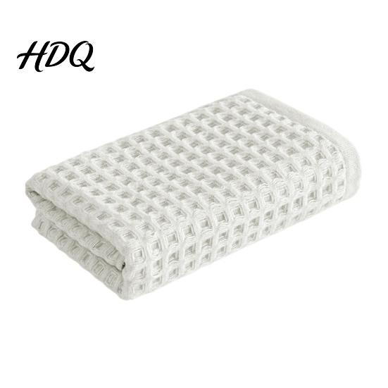 Lightweight Breathable Body Towel Cotton Waffle Towels Quick Dry Bath Soft Natural Guest Absorbent Travel for Bathroom Spa Gym Pool Luxury