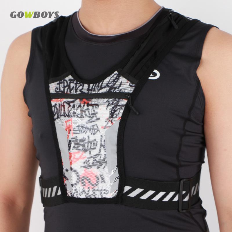 Reflective Sport Backpack: Large Capacity for Cycling, Running, Hiking - Holds Water Bottle & Phone