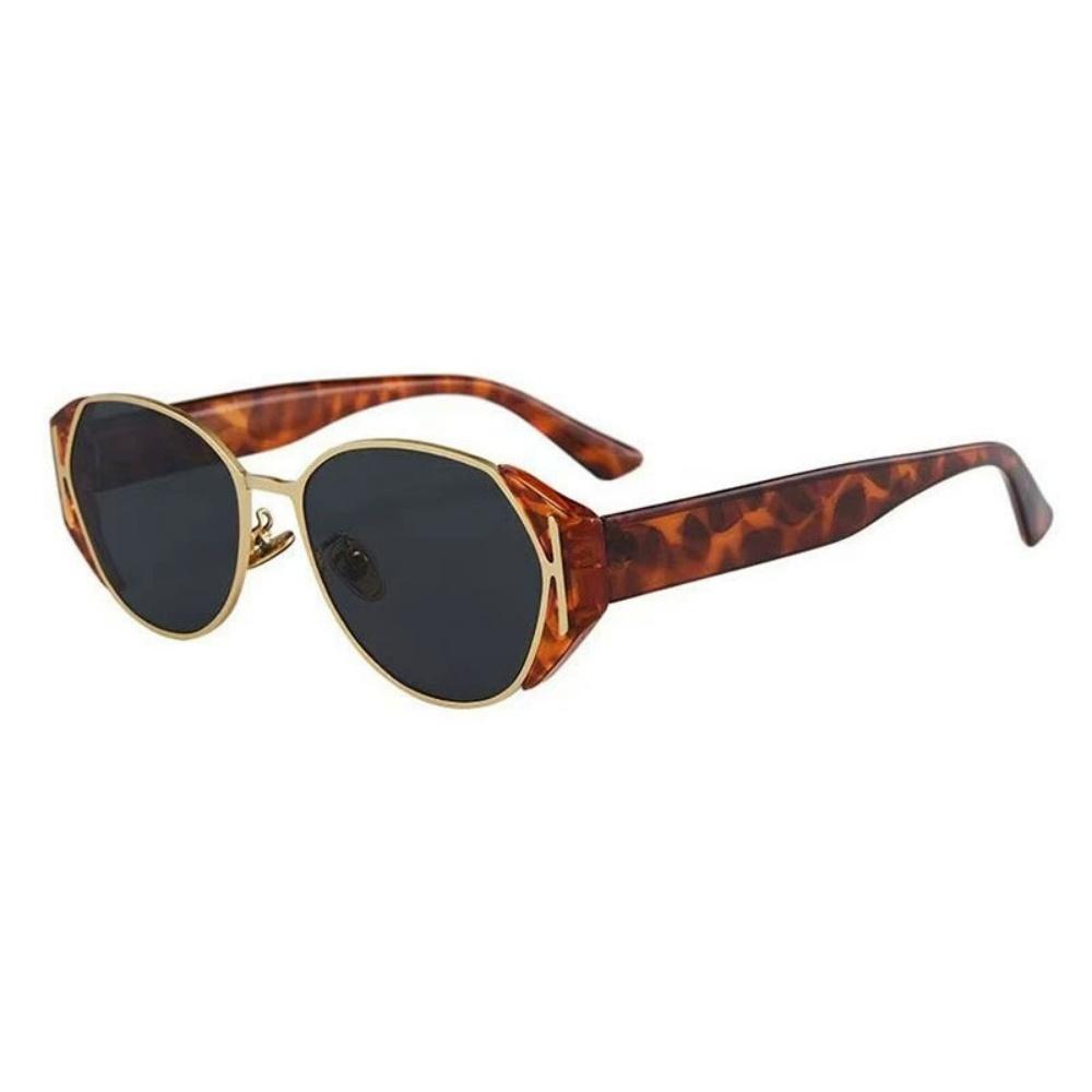 

1Pcs New Fashionable Barn Style Sunglasses For Women S Trendy Round Face Uv Resistant High Grade Sunglasses