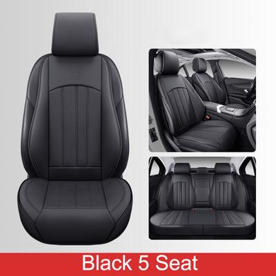 FORD Fiesta Fusion Mondeo Taurus Mustang Territory Kuga için Tam Kapsamlı PU Deri Araba Koltuğu Kılıfı Minderi Oto Aksesuarları