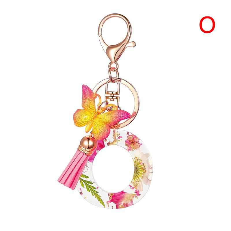 Breloc cu litere AZ bricolaj Suport metalic Breloc cu suspendare Breloc mașină pentru femei Inel cheie cu literă simplă Nume cheie Cadou de petrecere Bijuterii