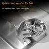 Myjka do kubków wysokociśnieniowa Uwolnij ręce Stal nierdzewna Czyścik do butelek dla niemowląt