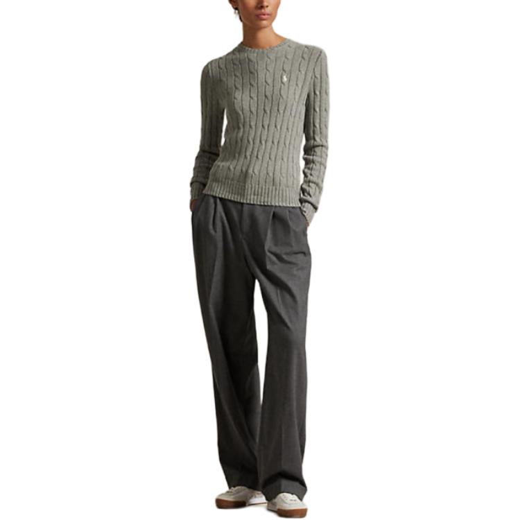 Polo Ralph Lauren Slim Fit Logo Long Sleeve Sweater Women Sweater WMPOSWENC021319-020