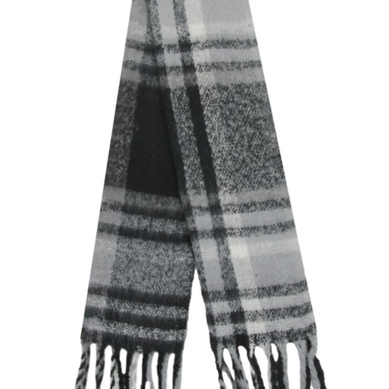 GRAVER [UNISEX] Blomma Prick Broderi Rutig Halsduk_6 Färger