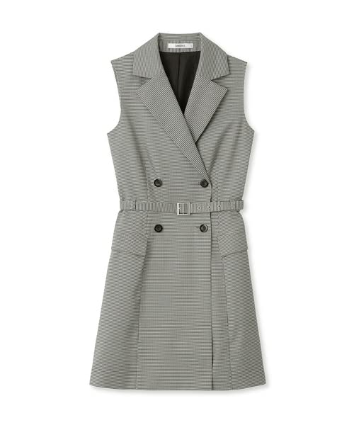 

SNIDEL Sleeveless Jacket Mini Dress SWFO231216 MIX 1 Women s