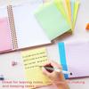 9 Pack Lined Sticky Notes 4X6 in Post, 9 Pastel Colors Large Ruled Post Sticky Colorful Super Sticking Power Memo Pads Strong Adhesive, Sticky Notes
