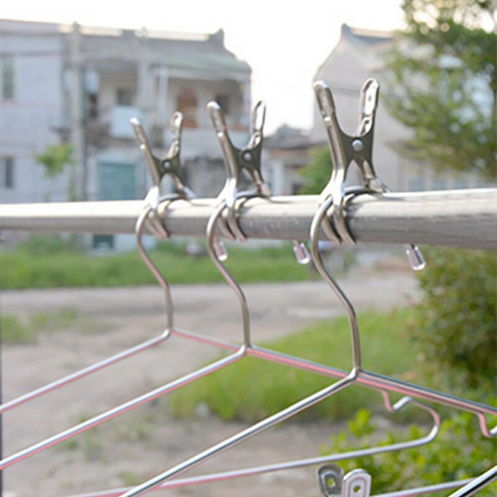 Metal Washing Clothing Drying Hanger Household Sealing Clip Clothes Pins Clothes Pegs File Clip