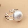 BF CLUB 925 Sterling Silver String Ring For Women Heart Jewelry Finger Open Handmade Shinning Rings Allergy For Birthday Gift