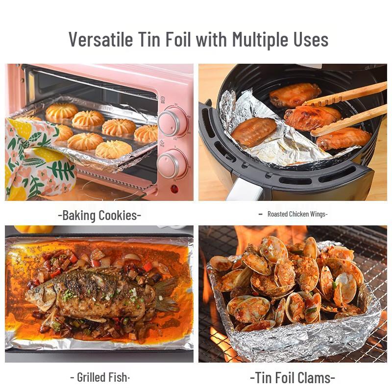 Zhishi Aluminum Foil for Baking & Grilling