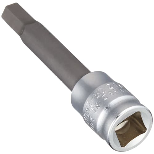 Yamashita Industrial Research Institute Koken Z-EAL Hex Bit Socket, 6.35mm Drive, 50mm X 5mm, 2010MZ.505