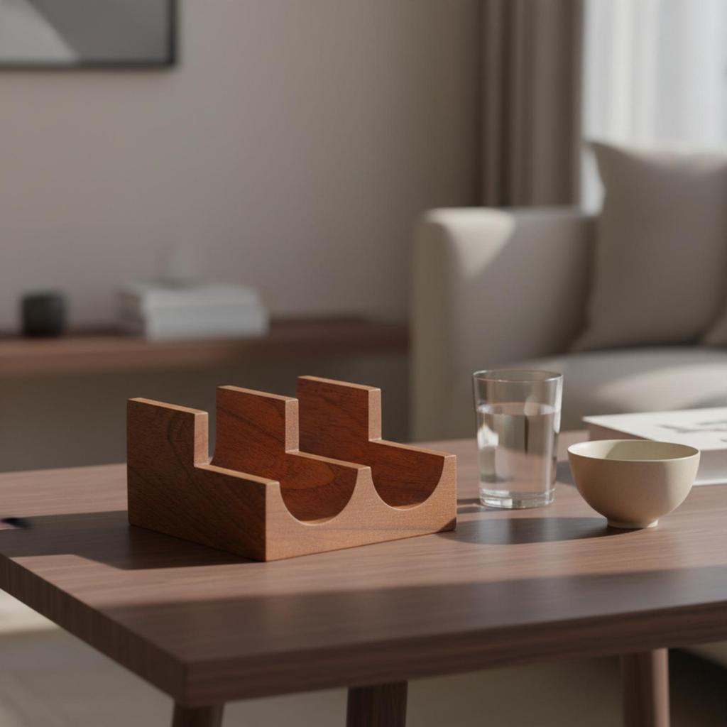 U-Shaped Sushi Serving Rack Sleek for Home Entertaining