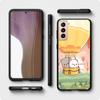 Peach And Goma Cat Case for Samsung Galaxy S23 S21 S20 FE S24 S22 Ultra S10 S10e S9 Plus Soft Black TPU Phone Cover Bumper