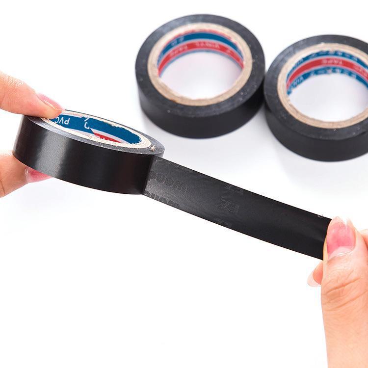 Black PVC Flame Retardant Electrical Tape for High Voltage and Waterproof Insulation