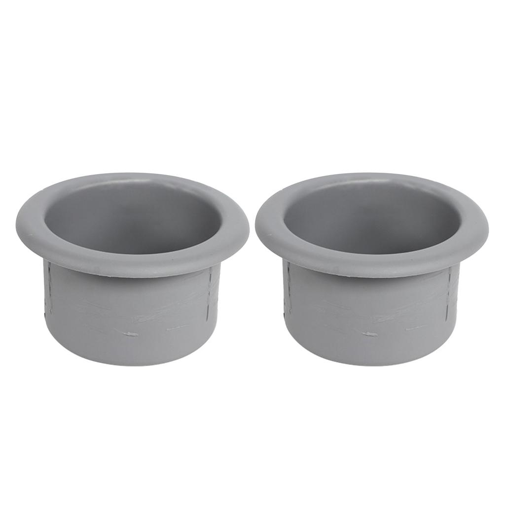 2pcs Cup Holder Insert Plastic Table Cup Holder Couch Cup Holder Insert Black Car Drinks Holder Insert for Sofa Couch