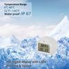 Ice Bath Thermometer Timer Cold Plunge Thermometer and Timer IP67 Waterproof Floating Pool Thermometer for Swimming Spa Hot Tubs