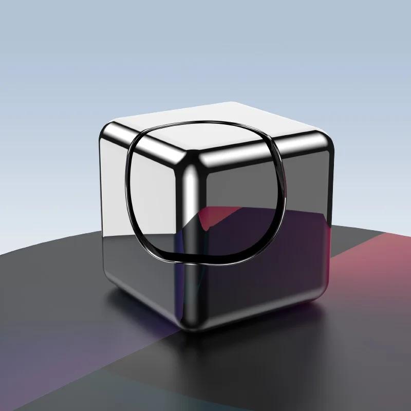 

Edc Cube Hand Fidgeting Spinner Metal Spinning Top Tip Fingertip Gyro Workspace Table Stress Reducing Toys Counter Anxiety For Children