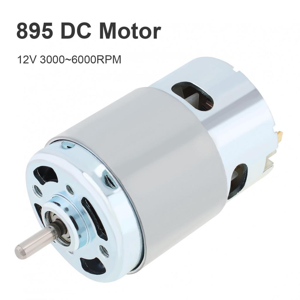 775/795/895 DC Motor 12/24V 3000-15000RPM High Speed Large Torque Motor Tools for Small Drill / Micro Machine with Ball Bearing