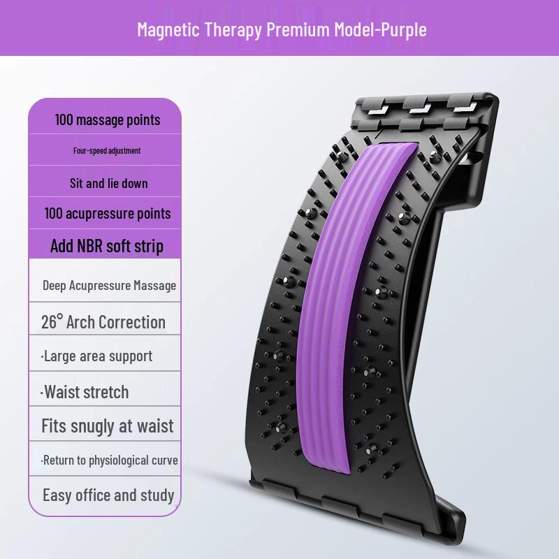 Lumbar Soother Waist Stretcher & Spine Corrector Massager Board