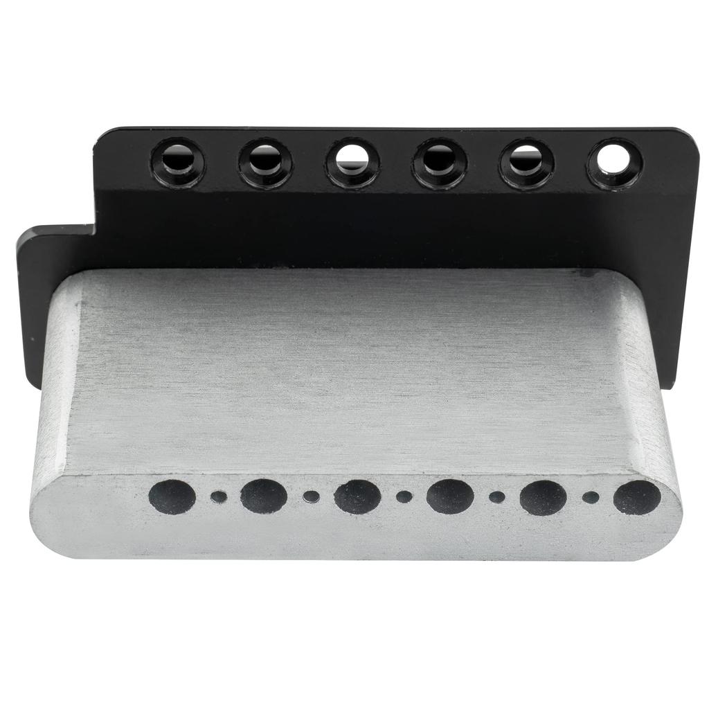 Wilkinson M Series String Pitch Tremolo Bridge with Fastenings and a 36mm Block for Strat Electric Black 10.5mm Vintage-Style 6-Point Guitars,