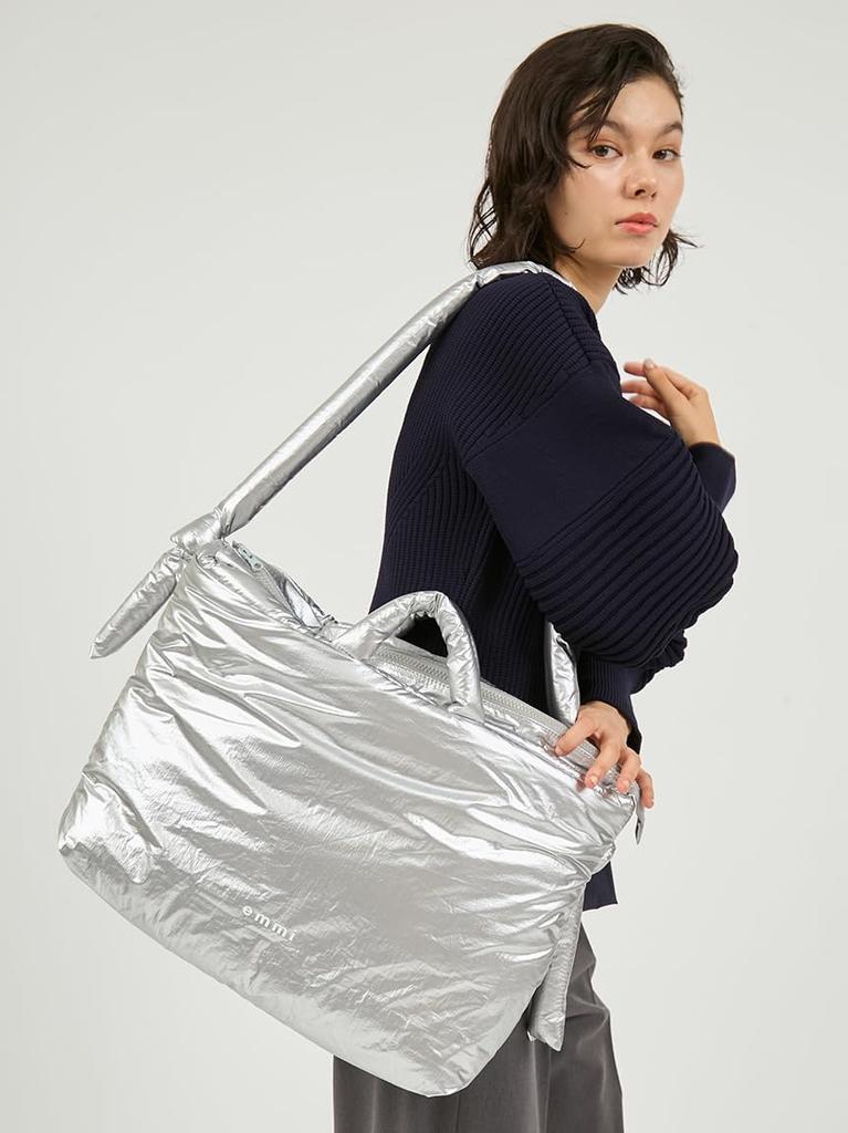 Nylon Padding Bag 13WGB261305 SLV Free Size [Emi] Women's
