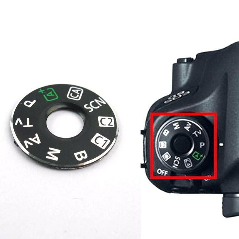 For Canon EOS-6D Camera Function Dial Mode Plate Interface Cap Button Repair Set