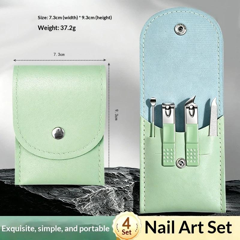 4/16Pcs Manicure Pedicure Kit Professional Nail Clippers Cuticle Nippers Set With Travel Case