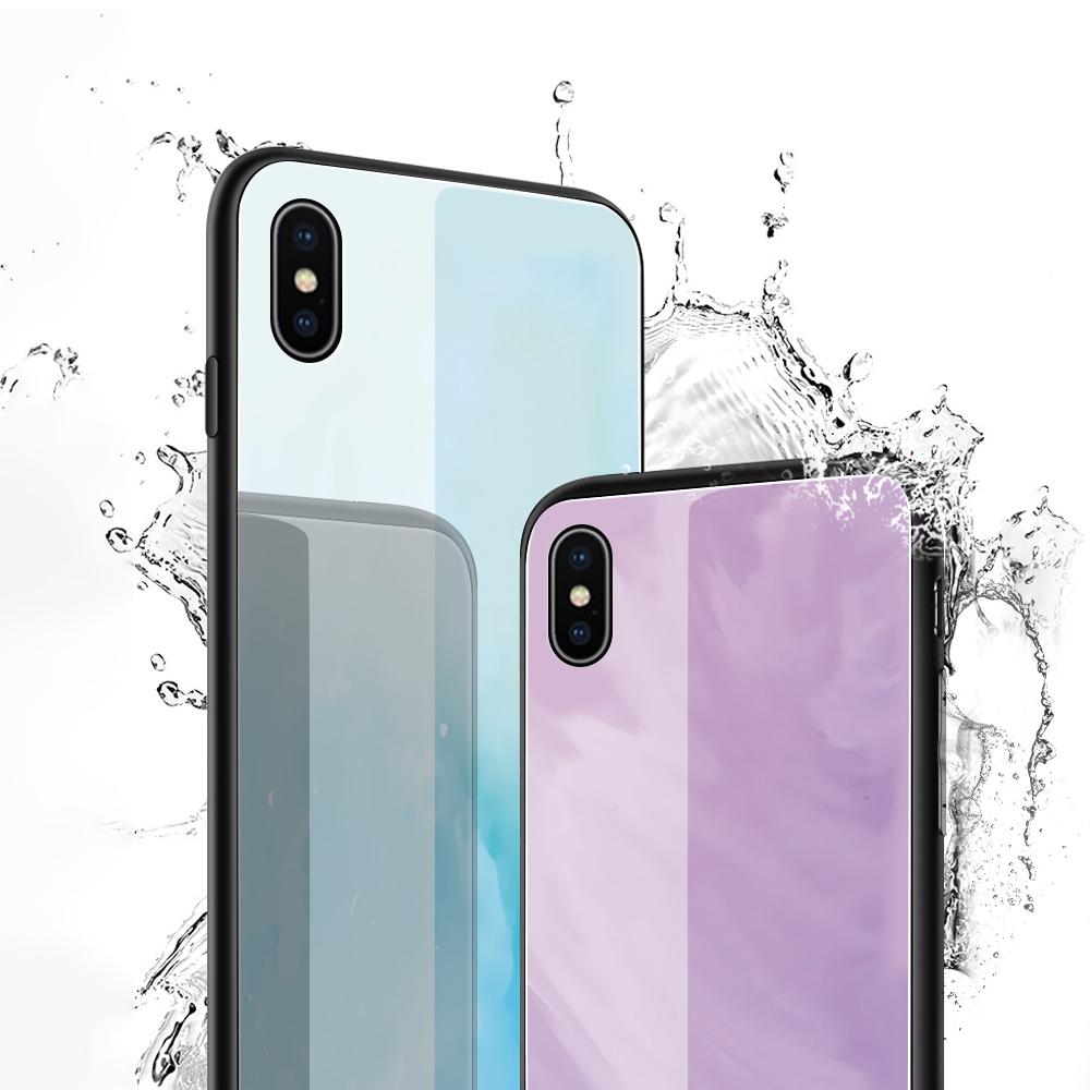 Tempered Glass Phone Case For iPhone 11 12 13 14 15 16 17 Redmi 10 12 14C Note10 Note14 Xiaomi 11Lite PocoC75 Soft Edge Shockproof Smooth Shell