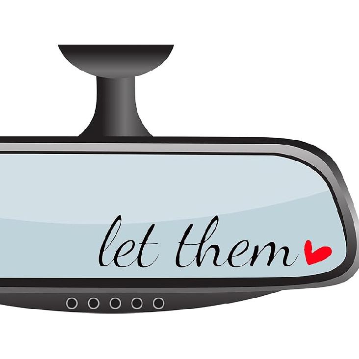 4 x You are Amazing Rear View Mirror Sticker,Car Rear View Mirror Decal,Rearview Affirmation Stickers,Car Accessories for Women,Water Bottle Laptop