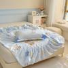 Pure Cotton Bedsheet Cartoon Style Fitted Sheet Queen/King Size Bed Cover Adults Kids Bed Linen sabanas (Pillowcase Need Order)