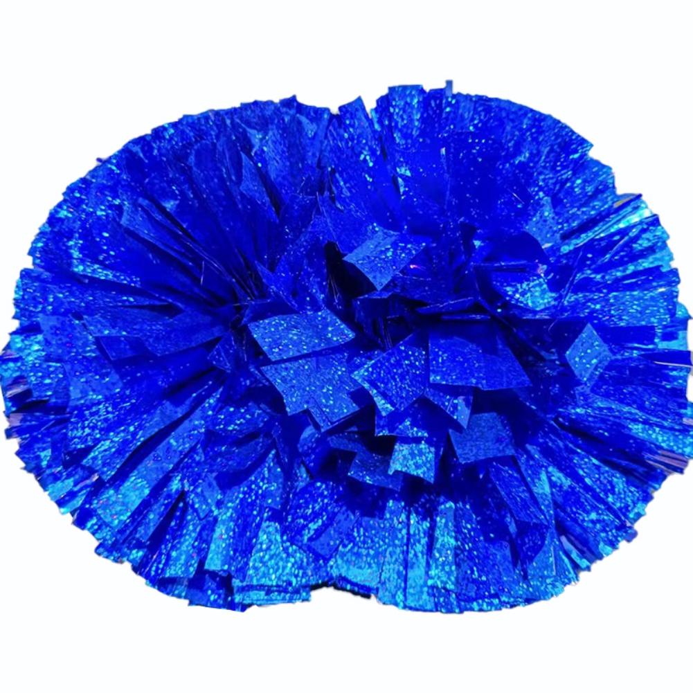1ks 32cm Laserová fólie Oslnivé povzbuzovací pompony Květinové míčky pro cheerleading Sportovní hra Pompony Vokální koncert Taneční párty Dekorace