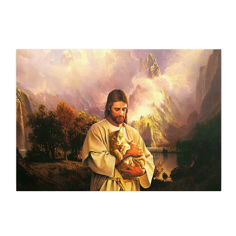 Jesus Series Christ Religious Faith Canvas Paintings Posters and Prints Wall Art Pictures for Living Room Home Decor