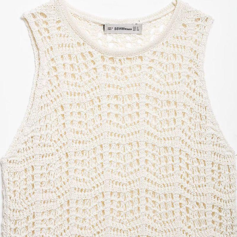 Jnleaog Autumn New Women's Clothing Fashion Style Stylish Jacquard Mesh Knitting Tops 6771060