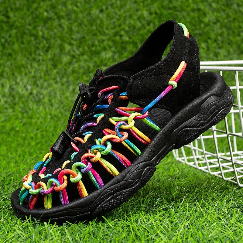 New sandals woven children's sandals middle children's sandals men's sandals older children's sandals beach shoes Roman sandals