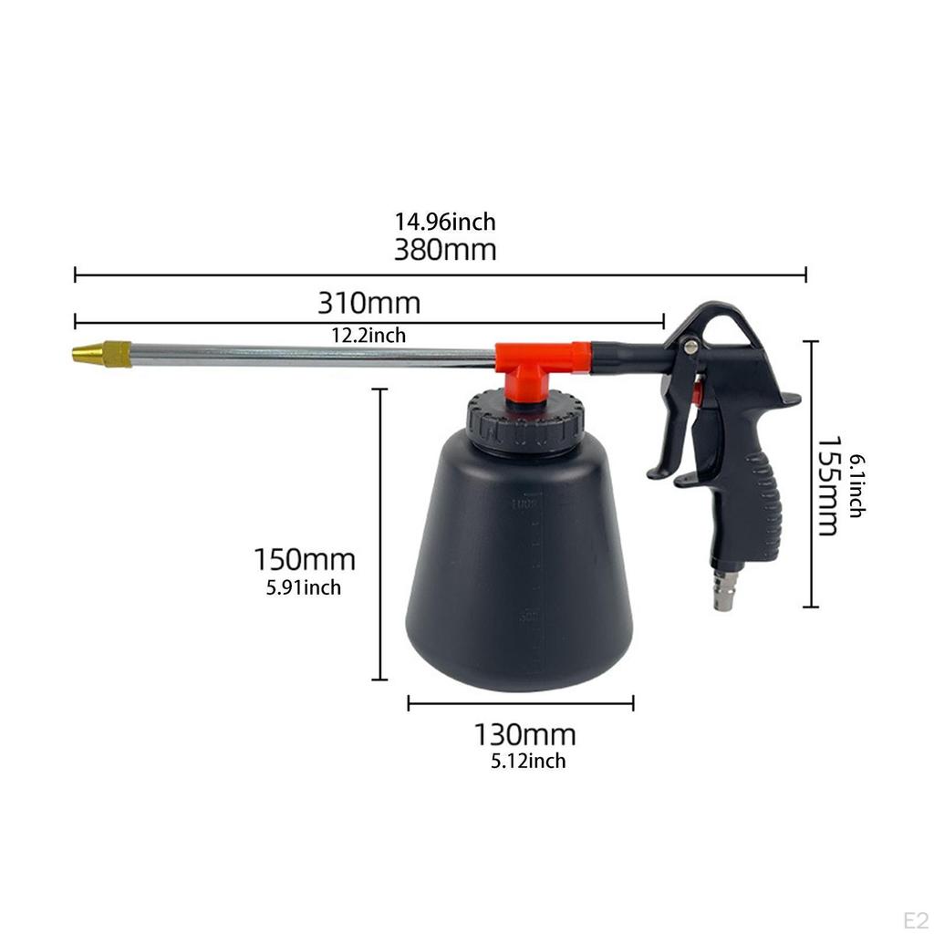 High Flow Air Blow Cleaner Surface Multifunction Pneumatic Sprayer Car Washing Tool for