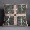 Nordic Luxury Geometric Texture Print Pillowcase Home Bedroom Room Decoration Office Seat Living Room Sofa Cushion Cover 45X45Cm