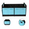 Opvouwbare auto-kofferbak organizer met meerdere compartimenten, waterdicht opbergrek, 600D Oxford polyester, universele auto-opbergtas
