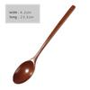 Wooden Spoon Fork Bamboo Kitchen Cooking Utensil Tools Soup-Teaspoon Tableware KTY