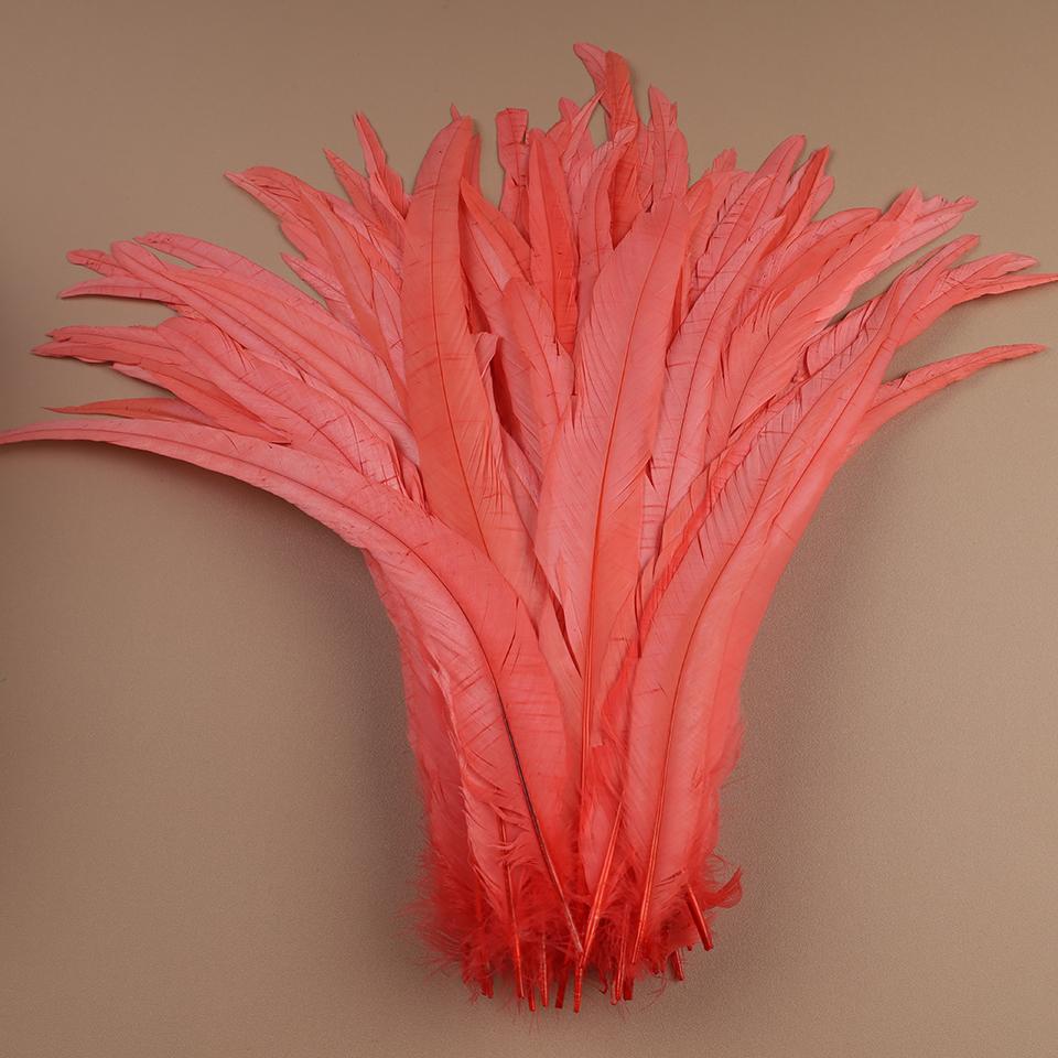 Rooster Feathers 35-40cm 40-45cm Handicraft Crafts DIY Natural Feather Handwork Party Plume Carnival Decoration